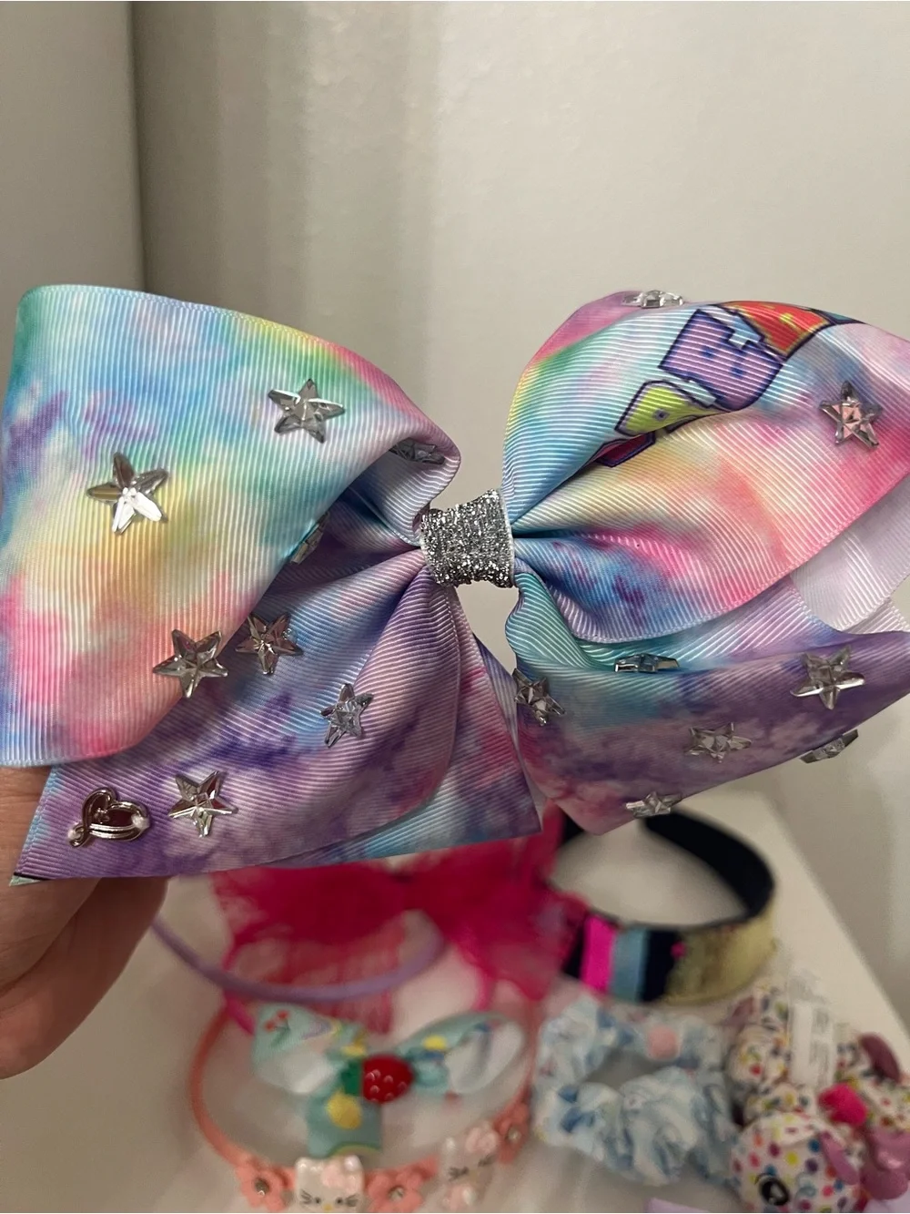 Kids Hair Accessory Set - Lavender, Pink & Multicolor Bows and Headbands